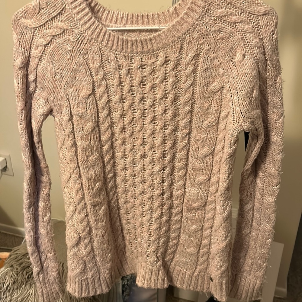 Soft cable knit sweater